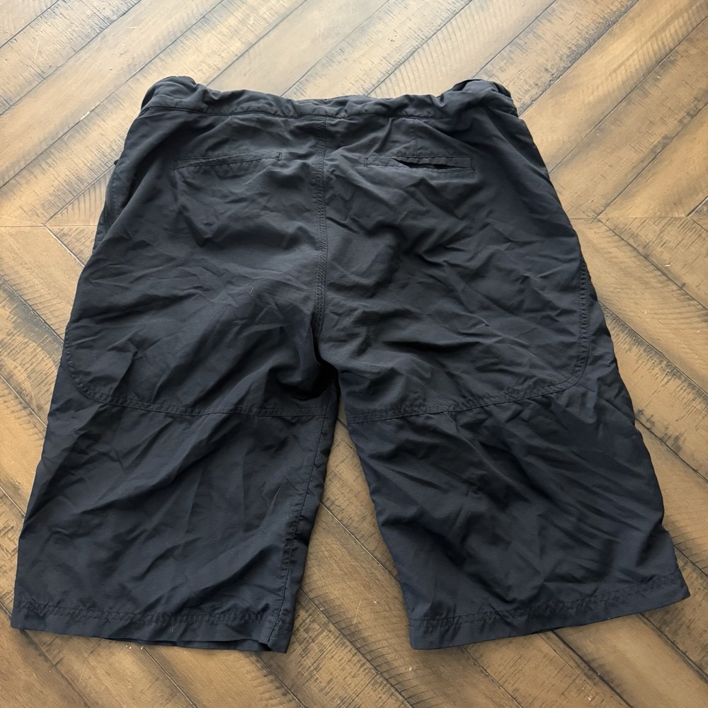 Fox Racing Shorts Black Padded Adjustable‎ Ripstop Biker - Picture 9 of 15
